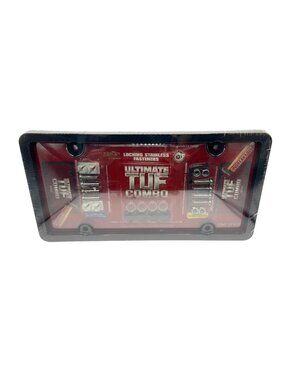 Ultimate Tuf Combo License Plate Frame With Locking Stainless Fasteners 70f